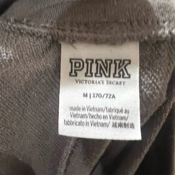 Victoria's Secret PINK Women's Gray Skinny Track Sweatpants Size M - Image 4