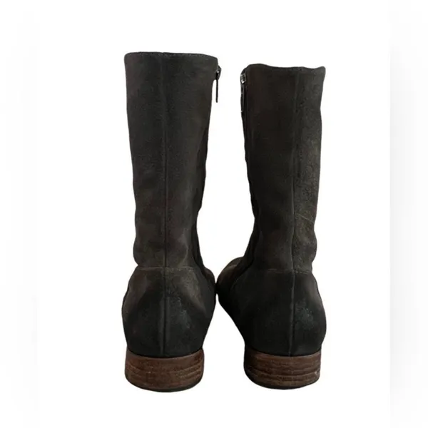 UGG Australia 3282 Cailyn Western Mid Calf Brown Suede‎ Distressed Boot sz 9 - Image 4