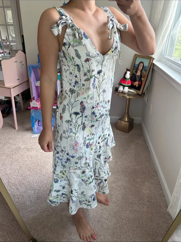 H&M floral dress. S - Image 11