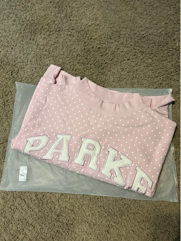 PARKE polka dot varsity heritage mockneck  - Image 4