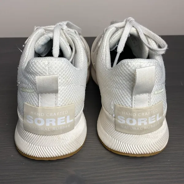 Sorel Out N About III Low WP Sneaker Waterproof Sea Salt Chalk Size 7.5 - Image 6