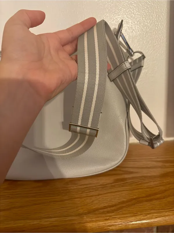 kate spade Light Gray Leather Crossbody Bag - Image 2