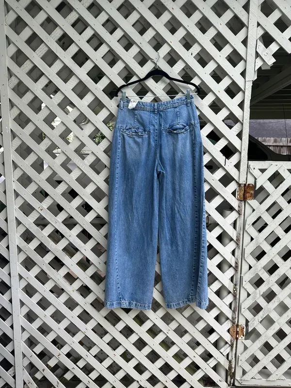 Free People We The Free Equinox Denim Trousers - Image 8
