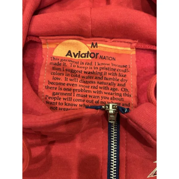 Rare Aviator Nation x ComicCon The Flash Zip Up Hoodie Size Medium - Image 5