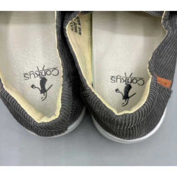 Corkys Kayak Shoes Womens Sz 10 Grey Corduroy‎ Slip On Lightweight - Image 3