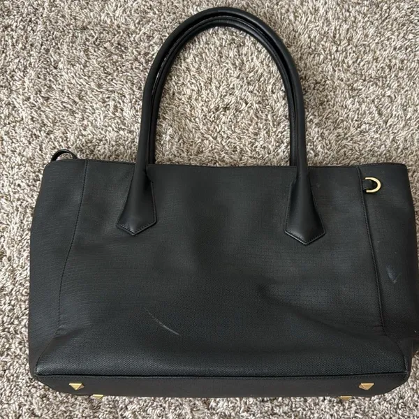 Dagne Dover Signature Tote in Onyx Black - Image 6