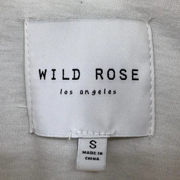Wild Rose Checkered Sherpa Vest Womens Small Brown Cream Fleece Full Zip Padded - Image 5