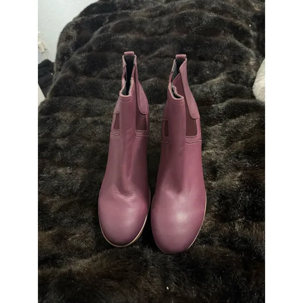 Sorel wedge boots purple 10.5 leather women’s Shoes - Image 2
