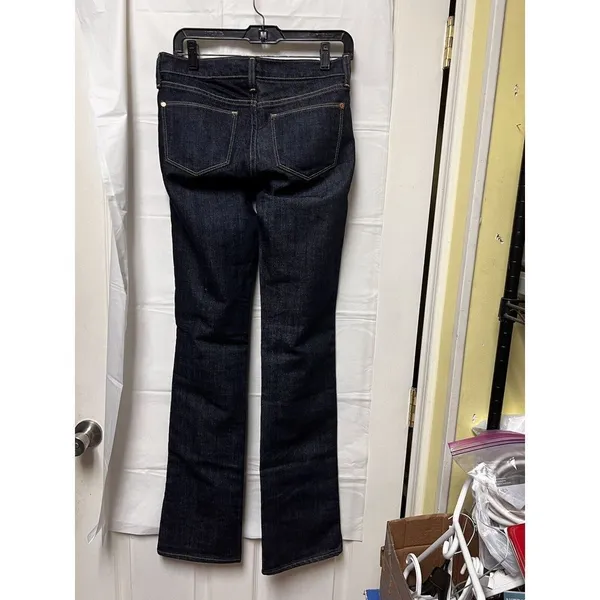 Old Navy The Flirt Jeans Womens Dark Wash Straight Leg Indigo Denim 27x35‎ - Image 7