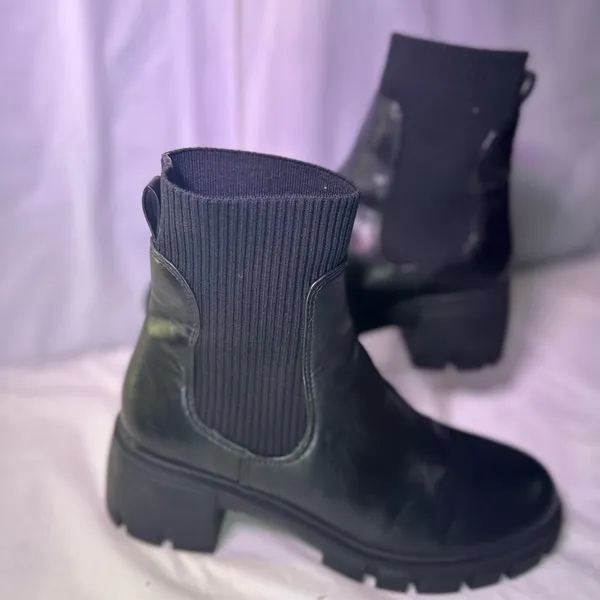 Steve Madden Black Ankle Booties - Image 2