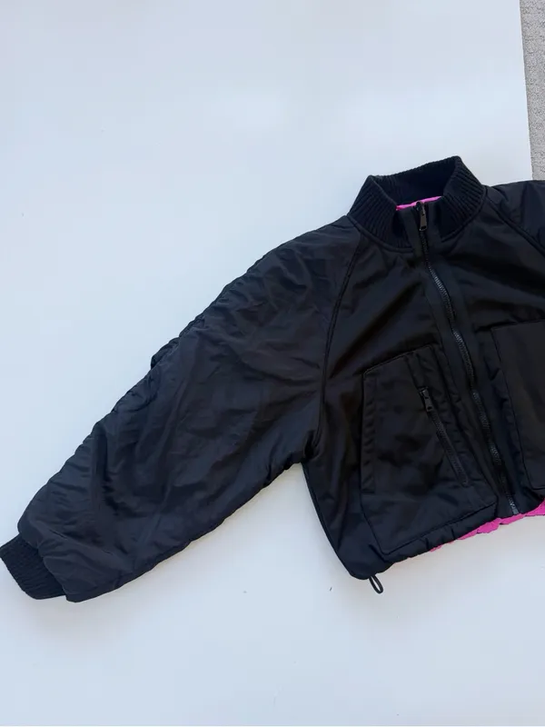 Anthropologie Puffy Bomber Jacket Size XS - Image 3