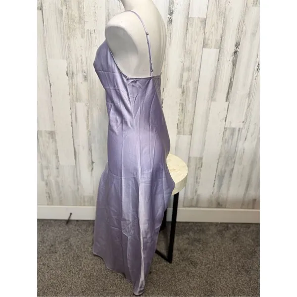 SHEIN BIZwear Cowl Neck Solid Slip Dress Workwear Evening/Wedding Gown - Image 3