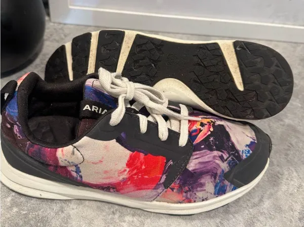 Ariat Mesh Athletic Shoes Women's Size 7.5 B Floral Print - Image 4