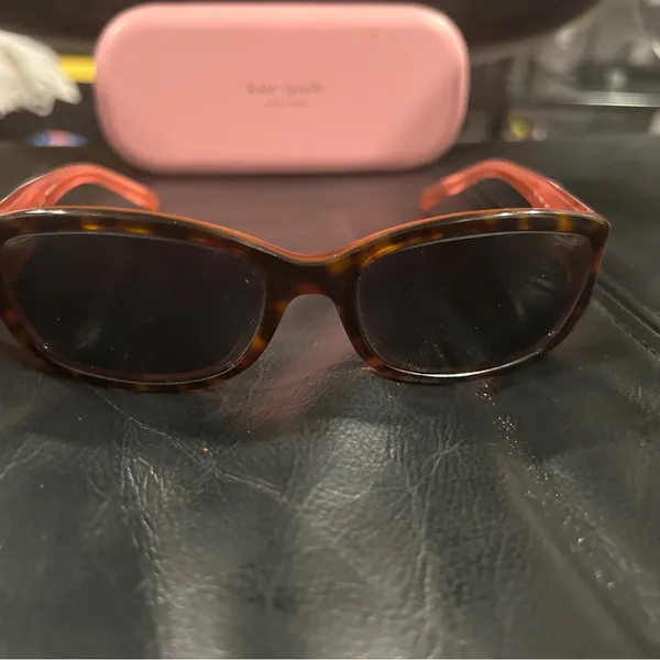 Kate Spade Vibrant Orange Eyewear. Frame and Kate spade hard case only - Image 5