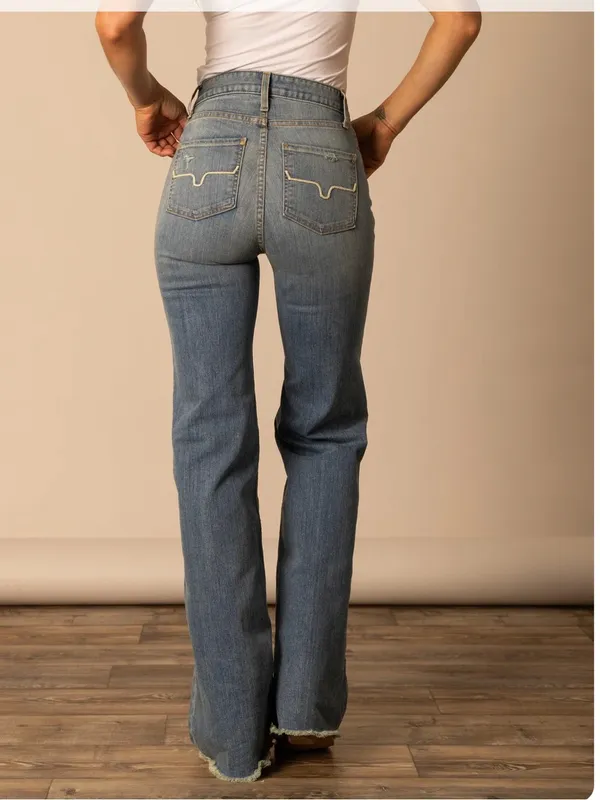 Kimes Ranch Light Blue High-Rise Wide Leg Jeans - Image 4