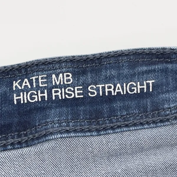 Lola Jeans Kate MB High Rise Straight Womens 10 4-Way Stretch‎ Clean Girl Go See - Image 10