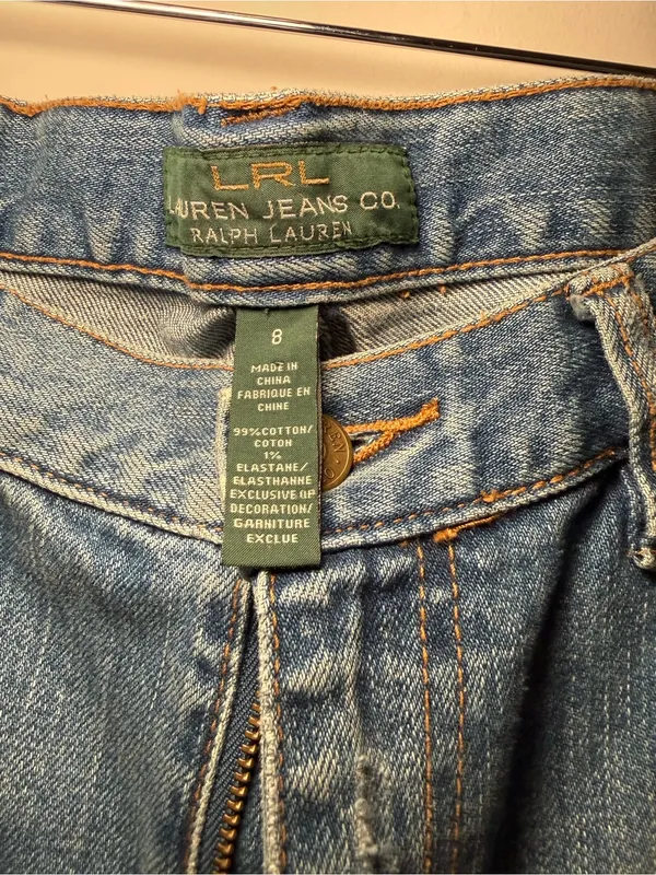 NWT Lauren Ralph Lauren Blue Straight-Leg Jeans Women’s 8 - Image 5