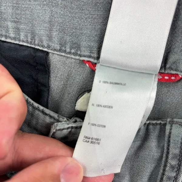 The North Face Pants Womens 33 Gray Cropped Wide Leg Cotton Twill Casual - Image 10