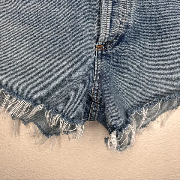 Agolde Parker Vintage Cut Off Short in Riptide 24 - Image 3