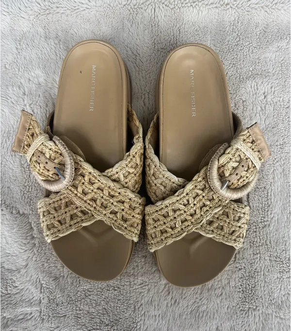 Marc Fisher Welti Platform Slide On Sandals - Image 3