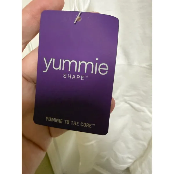 Yummie White Seamless Shaping‎ Tank Top Reversible Scoop V Neck Womens 1X 2X NWT - Image 5