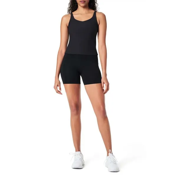 Spanx Contour Rib 2-in-1 Tank Top Black Size Small - Image 2