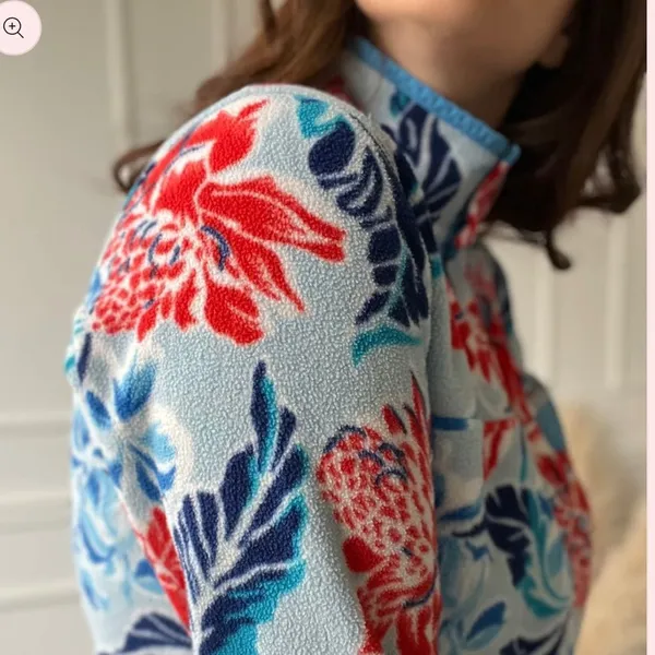 Patagonia Synchilla Fleece Floral RARE H4 - Image 2