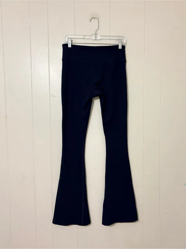 Splits59 Raquel High Waist Flared Leggings Indigo Navy Size M - Image 7