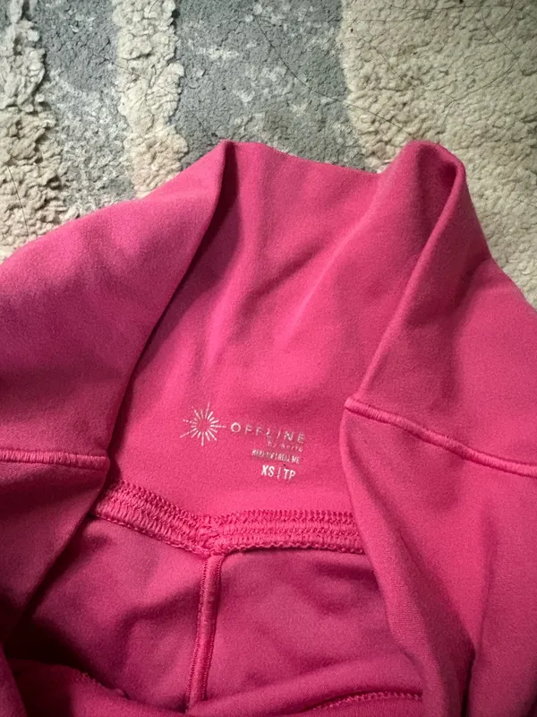 Aerie offline women’s high waisted athletic pink shorts XS - Image 2