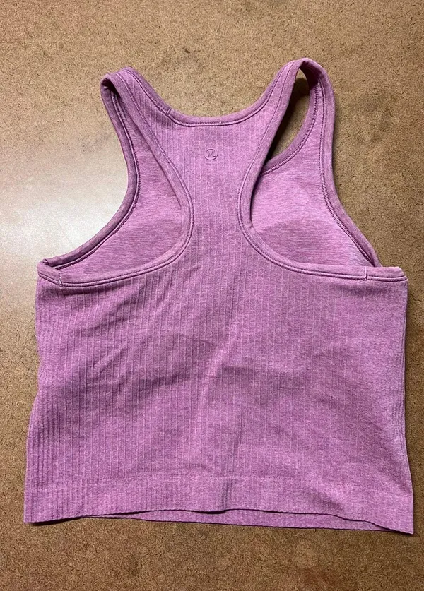 Lululemon Ebb To Street Ribbed Tank Size 4 - Image 2