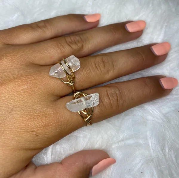Crystal Rings Gold - Image 2