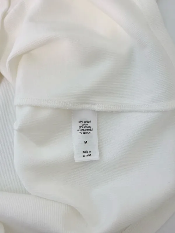 Maurices 24/7 Jordan Ribbed Scoop Neck Tee Solid White NWT - Image 11