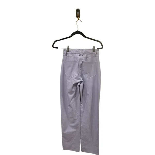 Naked Wardrobe Straight Croc Faux Leather Straight Leg‎ Pants Size XS - Image 6