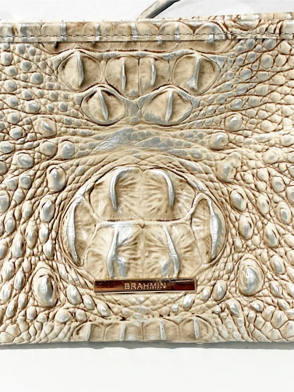 Brahmin Carrie Crossbody Moonshine Melbourne Bag Leather - Image 2