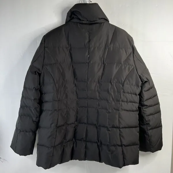 Calvin Klein Size XL Coat Down Puffer Quilted Jacket Black Fleece Lined Full Zip - Image 6