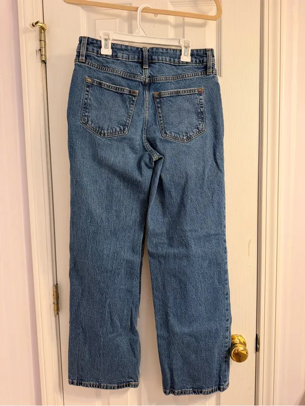 edgely™ dark high rise wide leg jean Size: 4 regular - Image 4