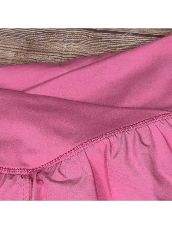 Happily Grey Large Criss Cross Shorts Pink - Image 5