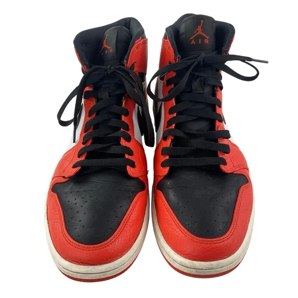 Nike Air Jordan 1 Retro High Rare Air Max Mens Orange High Top Sneakers Shoes 12 - Image 2