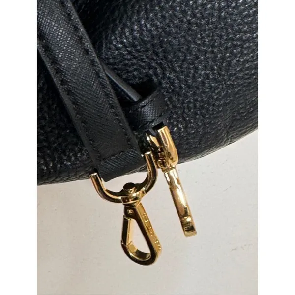 Michael Kors Classic Black Slouchy Leather Shoulder Bag - Image 9