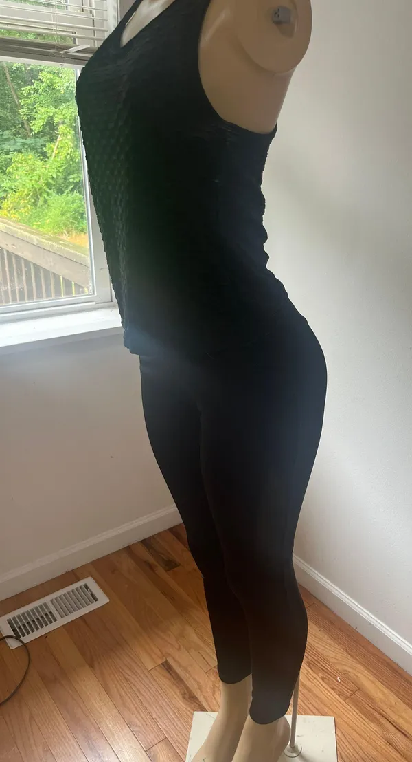 Leggings And Top Black - Image 4