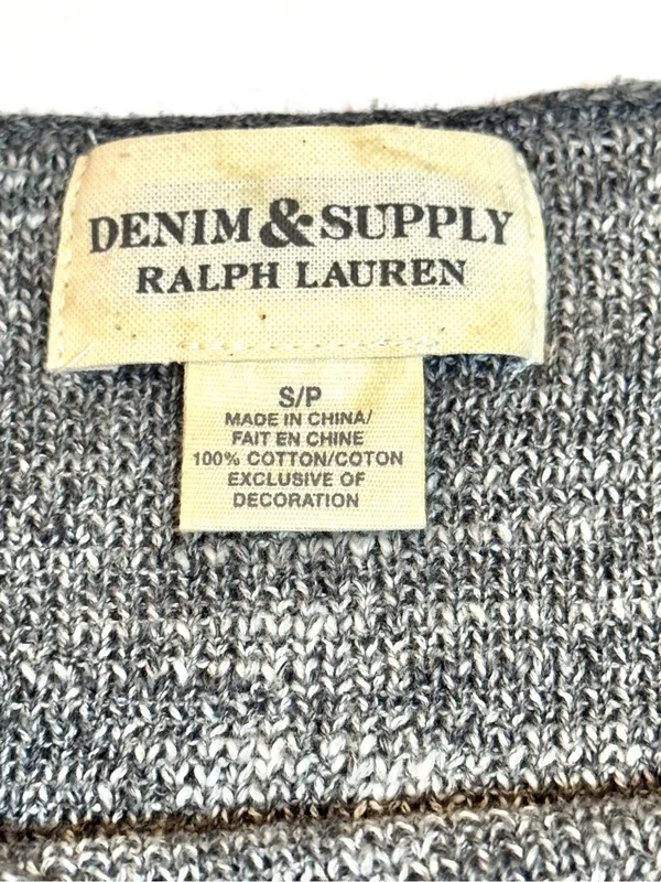 Denim & Supply Ralph Lauren Sweater S Southwestern Aztec Dolman Cotton Oversized - Image 6
