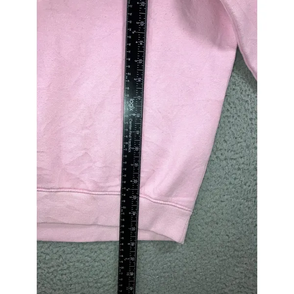 Pastel Baby Pink Sweatshirt S Oversized Coquette Soft Girl Boxy Barbiecore Comfy - Image 7