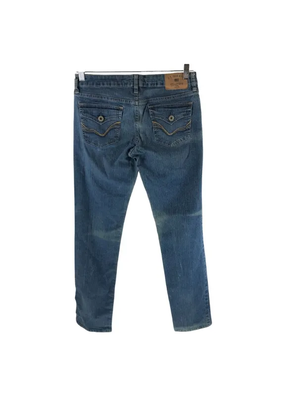 U.S. Polo Assn. Womens Blue Denim Jeans Size 9/10 Low Rise Straight Leg - Image 4