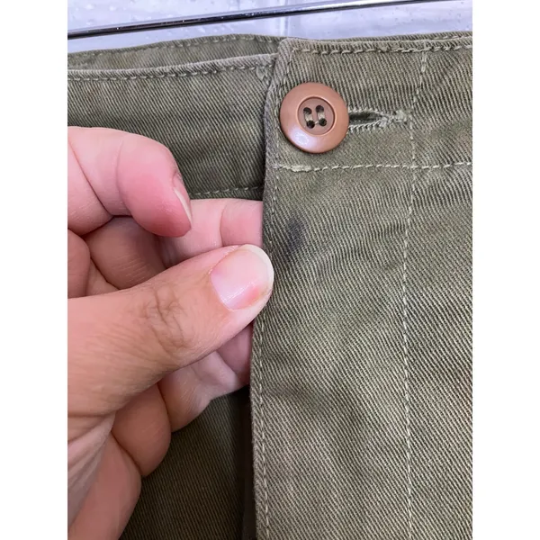 Re/Done originals army green cargo pants made In USA women's size 24 Grunge‎ - Image 4