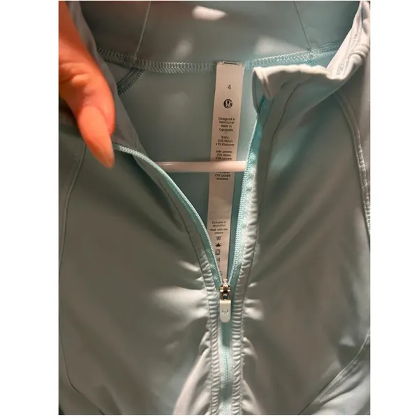 Lululemon Women's Light Blue Jacket - Image 2