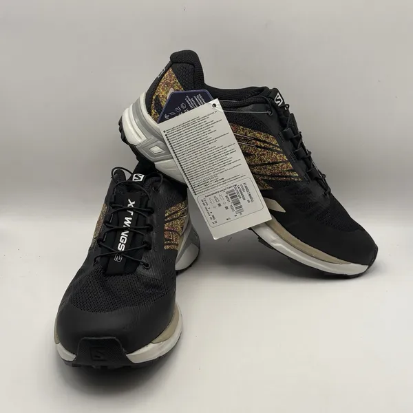Salomon‎ XT Wings 2 Shoes Unisex Black Sneakers Women's 9 Men's 8 Hiking Trail - Image 6