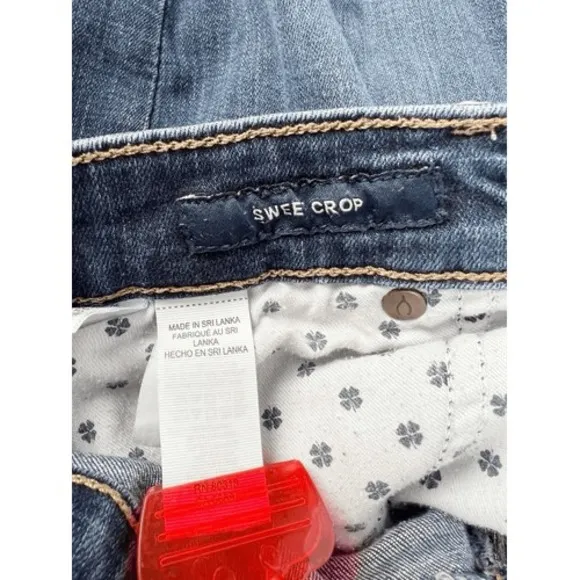 Lucky‎ Brand Sweet Crop Jeans Mid Rise Size 4 / 27 - Image 7