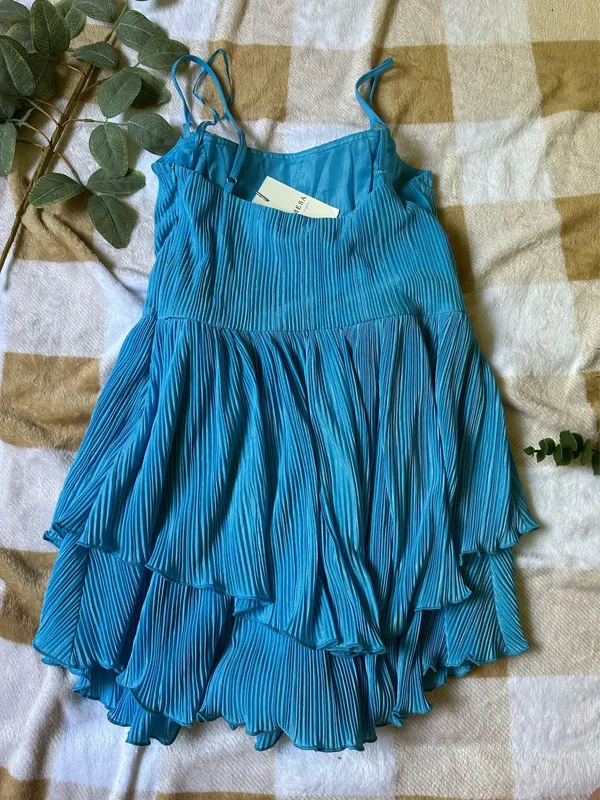 Lane 201 Blue Satin Romper - Image 6