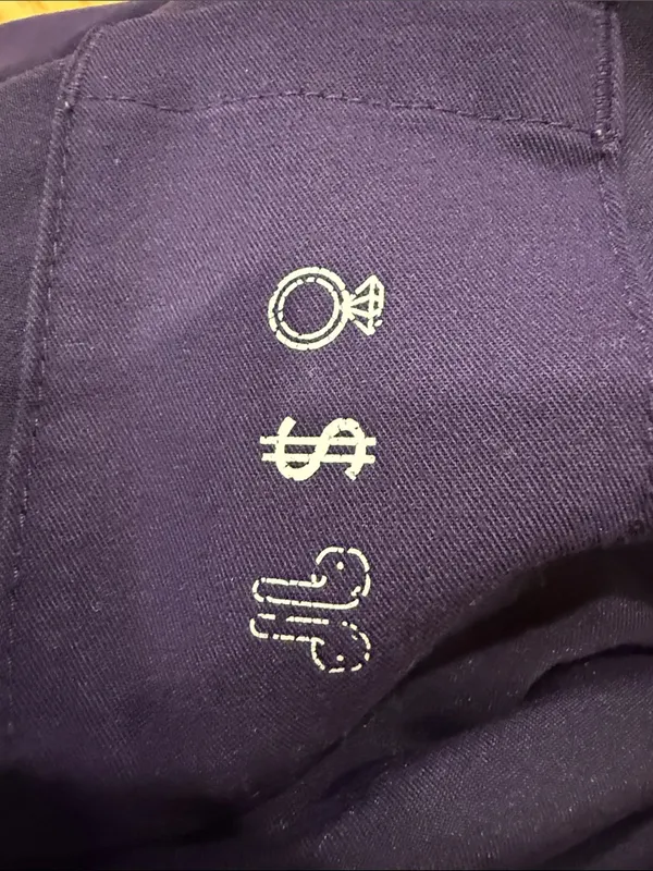 Figs women’s purple Zamora jogger bottom size xs. - Image 4