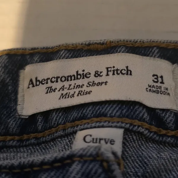 Abercrombie & Fitch Classic Blue Jean Shorts - Image 2